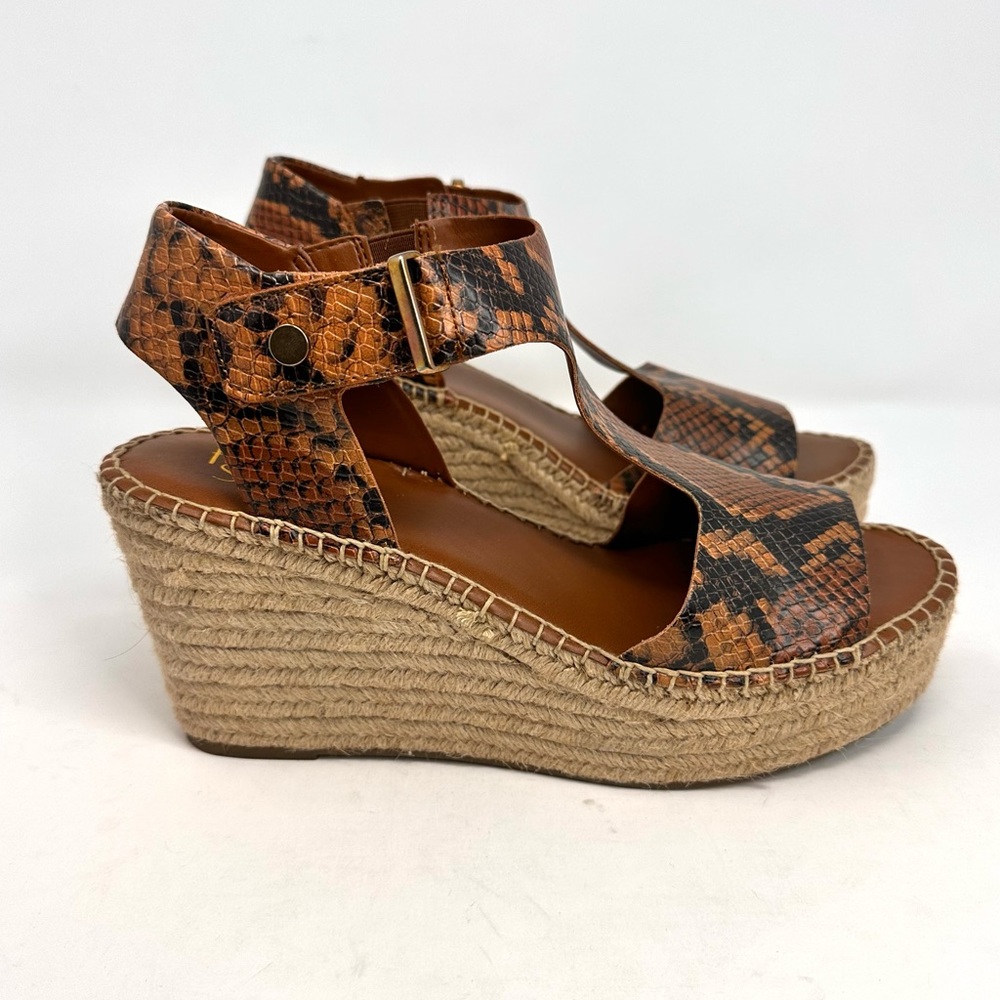 Franco Sarto Treasure3 Womens Espadrille Wedge Sandal - Picture 4 of 14